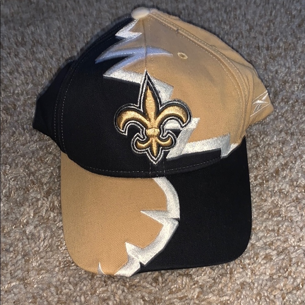 Saints strap back cap